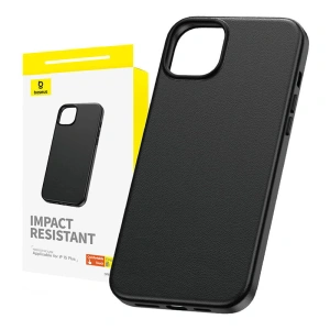 Hurtownia GSM - Etui Baseus Fauxther Series Apple iPhone 15 Plus / 14 Plus (Černá) - BSU4642 - {ean13} - Hurt