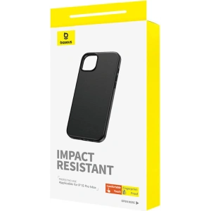 Hurtownia GSM - Etui Baseus Fauxther Series Apple iPhone 15 Pro Max (Černá) - BSU4643 - {ean13} - Hurt