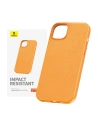 Etui Baseus Fauxther Series Apple iPhone 15 Pro Max (Pomarańczowy)