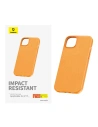 Wholesale Baseus Fauxther Series Apple iPhone 15 (orange) - BSU4645 - {ean13} - Hurt