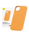 Etui Baseus Fauxther Series Apple iPhone 15 Plus / 14 Plus (Narancssárga)