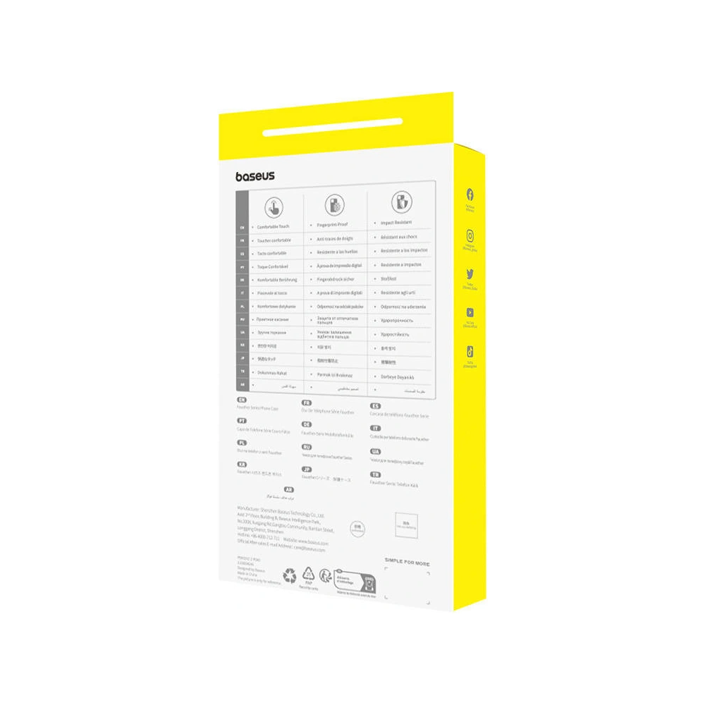 Hurtownia GSM - Etui Baseus Fauxther Series Apple iPhone 15 (Czarne) - BSU4648 - {ean13} - Hurt