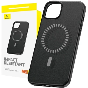 Etui Baseus Fauxther Series Apple iPhone 15 Pro (Czarne)