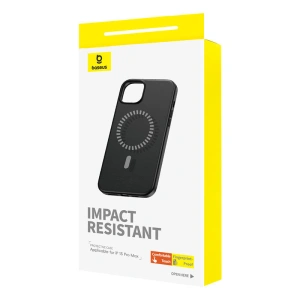 Hurtownia GSM - Etui Baseus Fauxther Series Apple iPhone 15 Pro Max (Czarne) - BSU4650 - {ean13} - Hurt