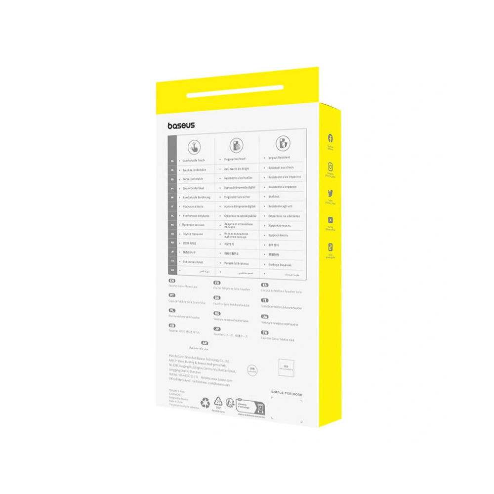 Hurtownia GSM - Etui Baseus Fauxther Series Apple iPhone 15 Pro Max (Czarne) - BSU4650 - {ean13} - Hurt