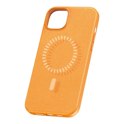 Etui Baseus Fauxther Series Apple iPhone 15 Plus / 14 Plus (Pomarańczowe)