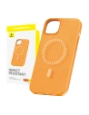 Etui Baseus Fauxther Series Apple iPhone 15 (Pomarańczowe)