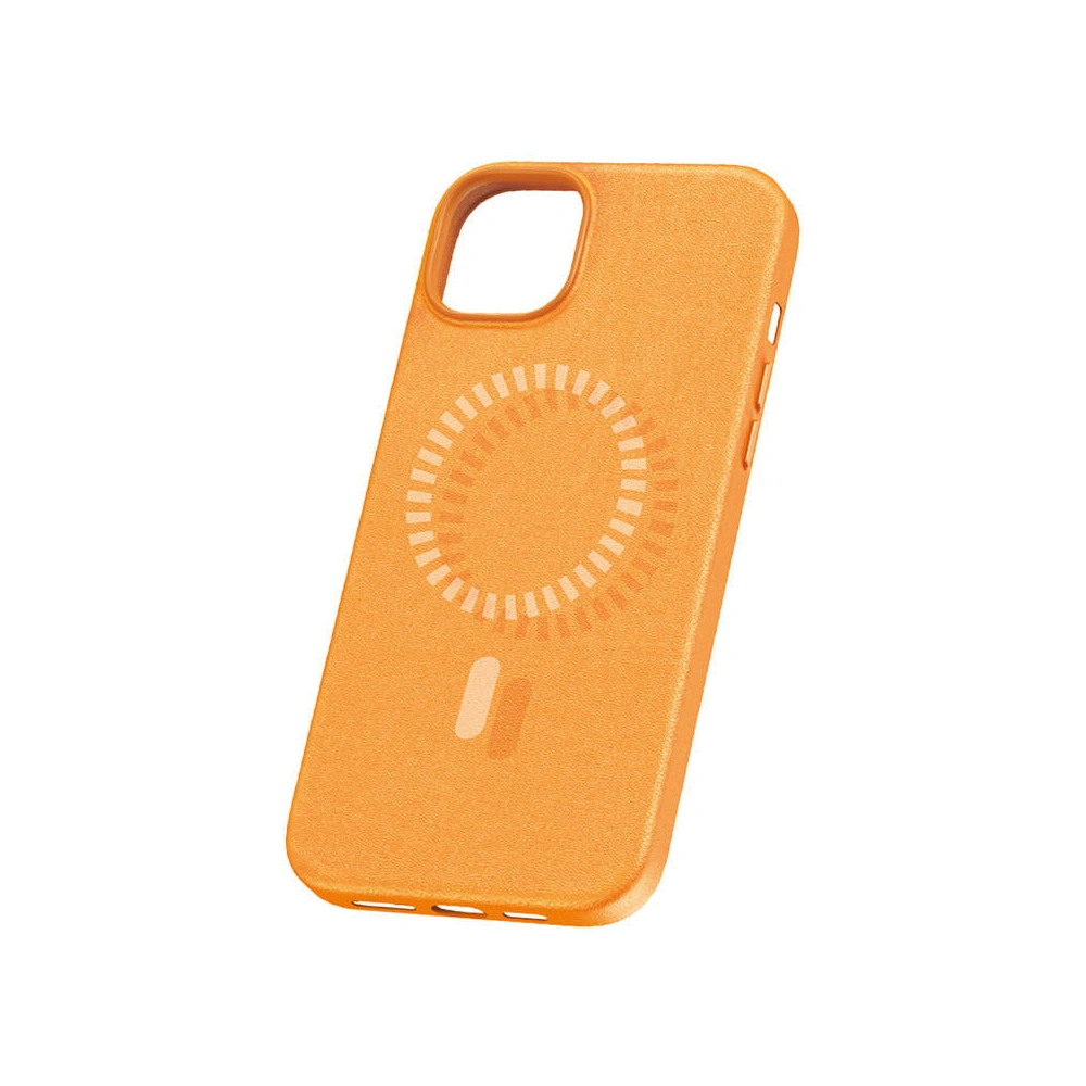 Hurtownia GSM - Etui Baseus Fauxther Series Apple iPhone 15 Pro (Pomarańczowe) - BSU4654 - {ean13} - Hurt