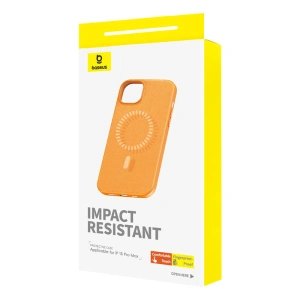 Hurtownia GSM - Etui Baseus Fauxther Series Apple iPhone 15 Pro Max (Portocalie) - BSU4655 - {ean13} - Hurt