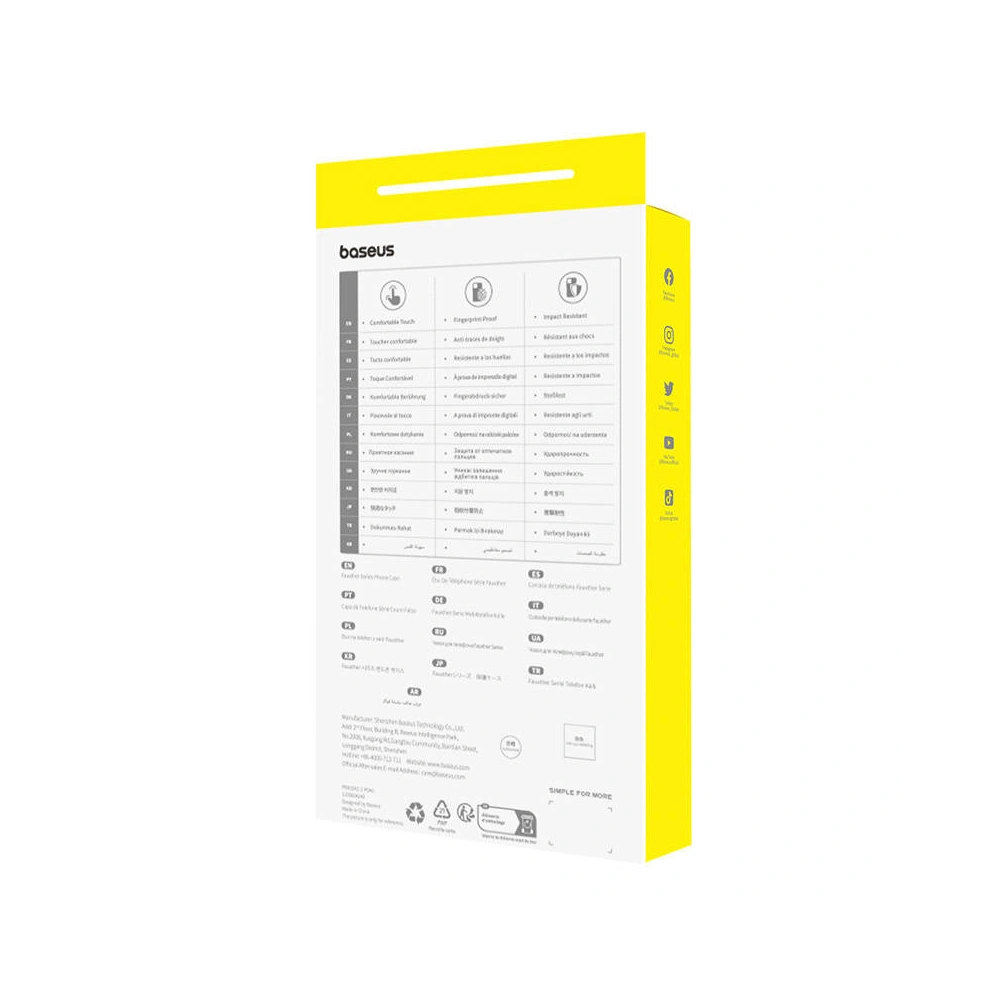 Hurtownia GSM - Etui Baseus Fauxther Series Apple iPhone 15 Pro Max (Pomarańczowe) - BSU4655 - {ean13} - Hurt