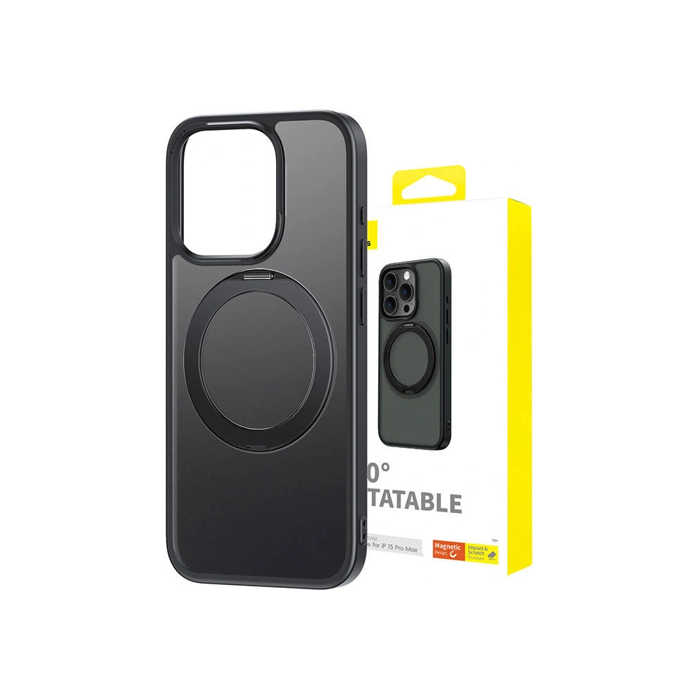 Hurtownia GSM - Etui Baseus CyberLoop Series Apple iPhone 15 Pro Max (Czarne) - BSU4659 - {ean13} - Hurt