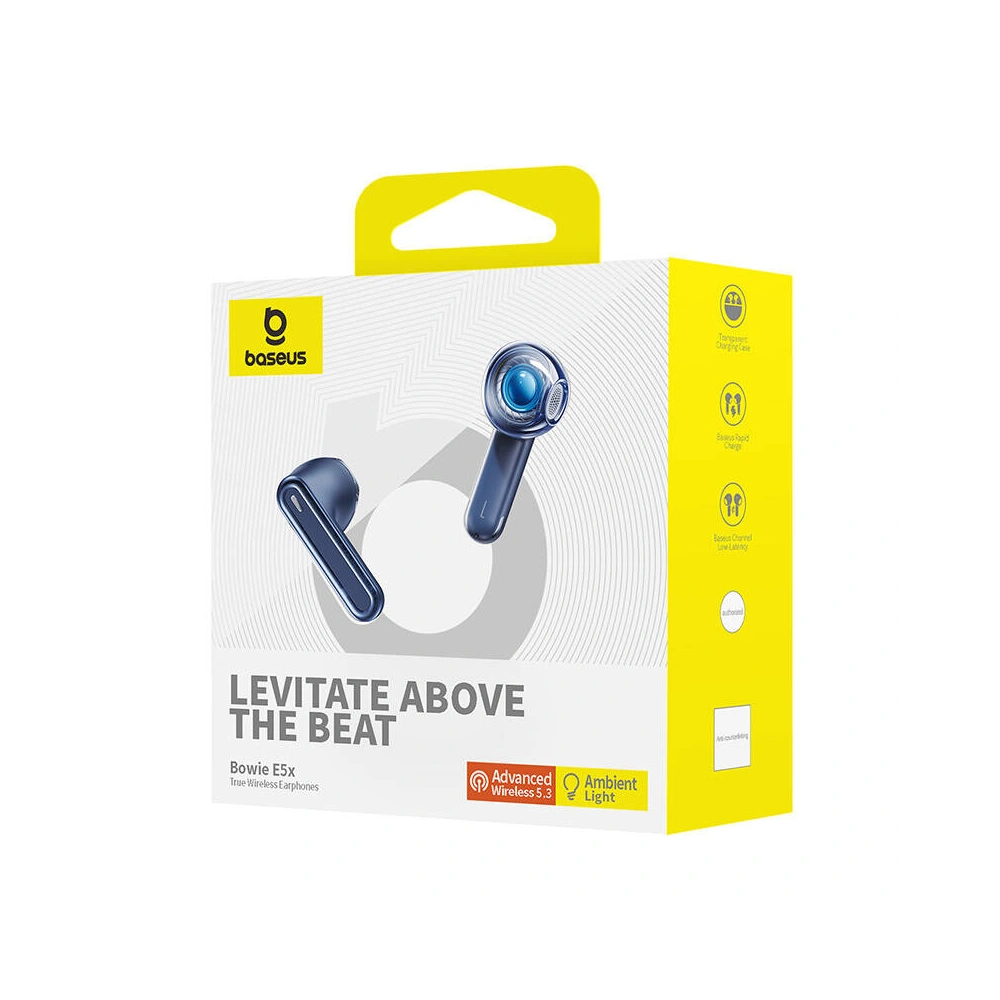 Wholesale TWS Baseus Bowie E5x BT 5.3 headphones (blue) - BSU4661 - {ean13} - Hurt