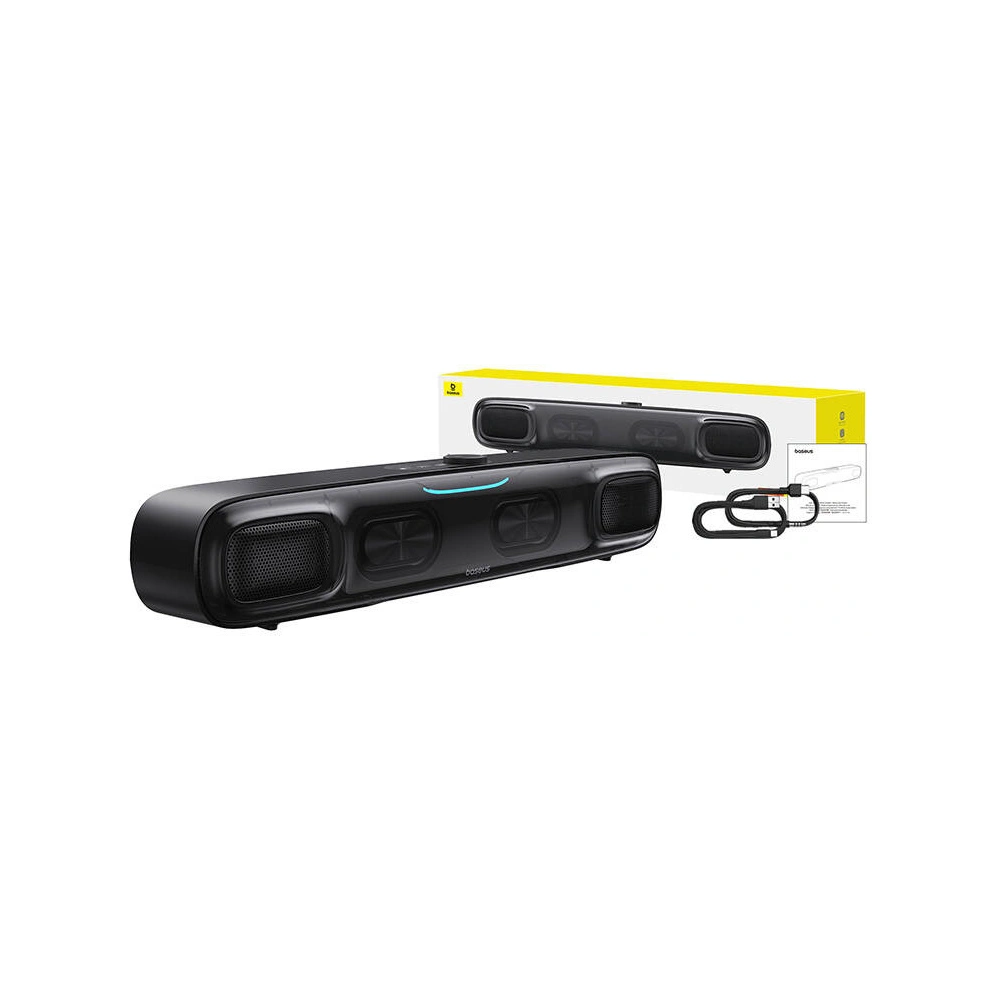 Hurtownia GSM - Mini Soundbar Baseus AeQur DS10 BT 5.3, USB-C, jack 3.5mm (černý) - BSU4662 - {ean13} - Hurt