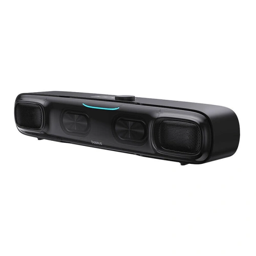 Mini Soundbar Baseus AeQur DS10 BT 5.3, USB-C, jack 3.5mm (czarny)