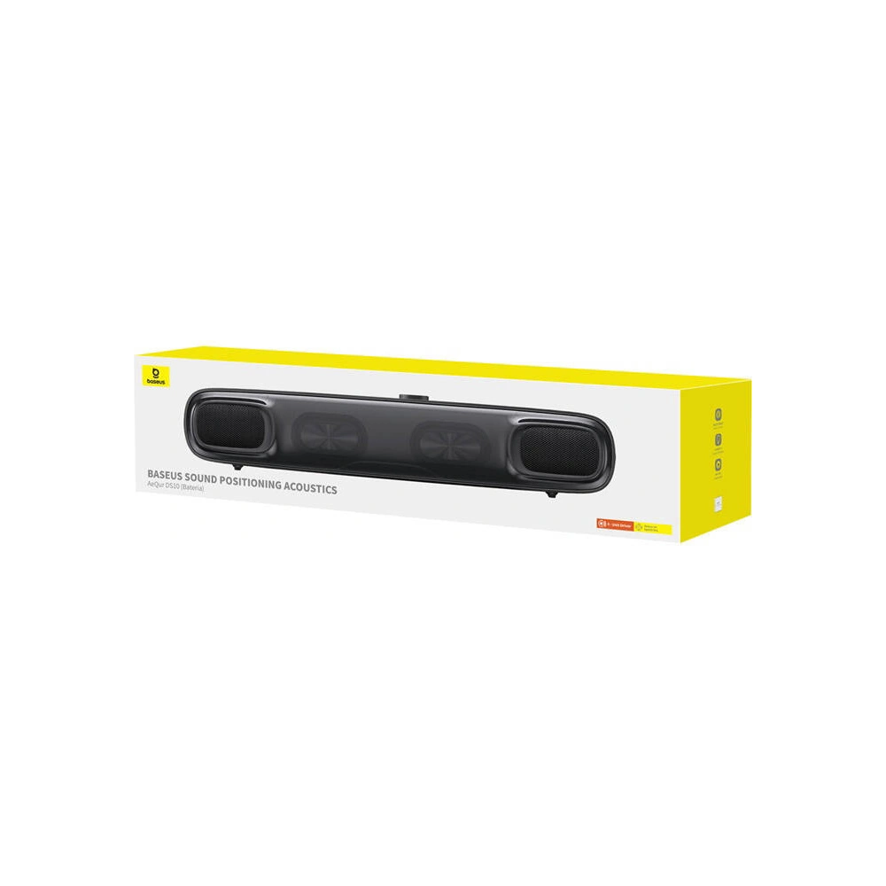 Hurtownia GSM - Mini Soundbar Baseus AeQur DS10 BT 5.3, USB-C, jack 3.5mm (negru) - BSU4662 - {ean13} - Hurt