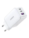 Hurtownia GSM - UGREEN CD244 Nexode hálózati töltő, 2xUSB-C, USB-A 3.0, PD3.0, QC4.0, GaN, 65W (fehér) - UGR1710 - {ean13} - Hurt
