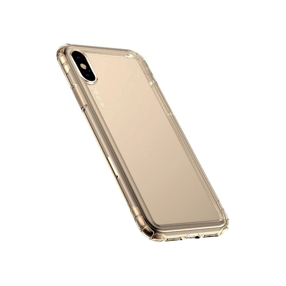 Hurtownia GSM - Průhledný obal Baseus Safety Airbags Case pro iPhone X / XS (zlatý) - BSU457GLD - {ean13} - Hurt