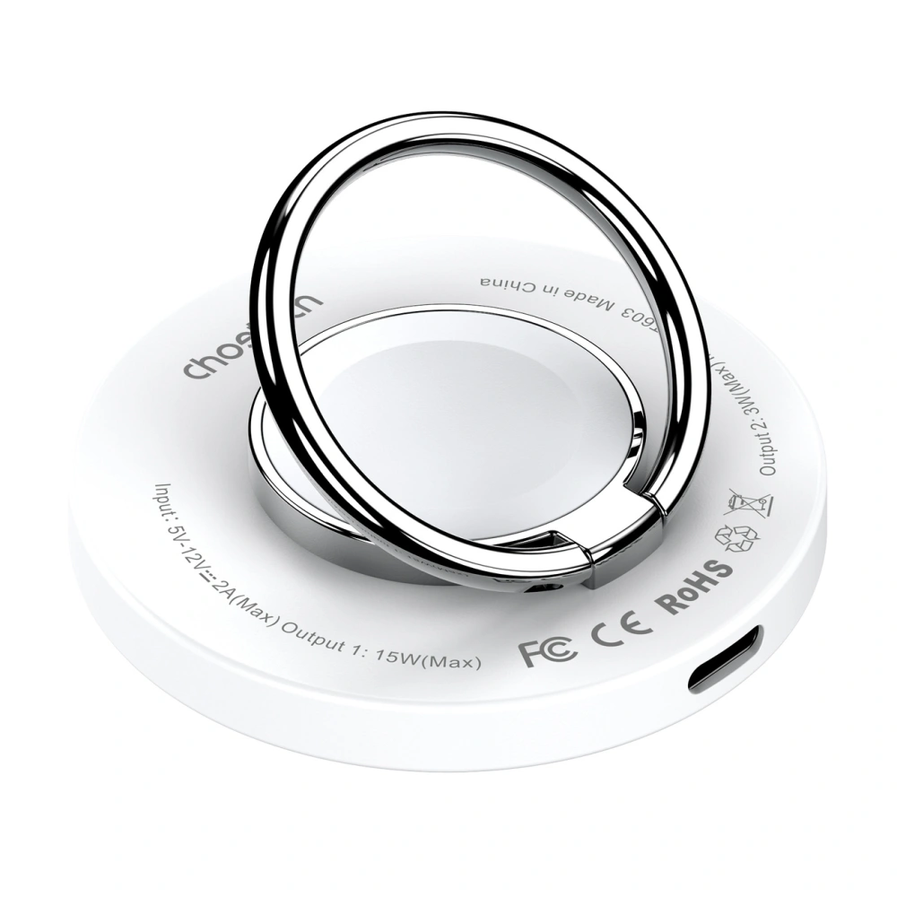 Hurtownia GSM - Indukciós töltő ujjfogóval Choetech T603-F MagSafe fehér - CHT189 - {ean13} - Hurt
