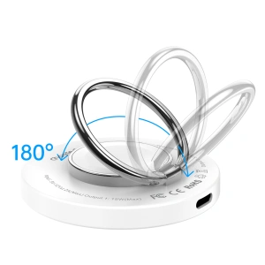 Hurtownia GSM - Indukciós töltő ujjfogóval Choetech T603-F MagSafe fehér - CHT189 - {ean13} - Hurt