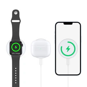 Hurtownia GSM - Indukciós töltő ujjfogóval Choetech T603-F MagSafe fehér - CHT189 - {ean13} - Hurt