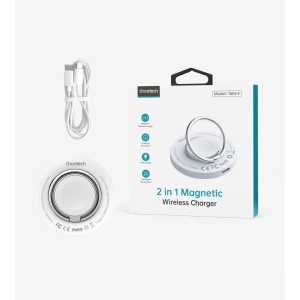 Hurtownia GSM - Indukciós töltő ujjfogóval Choetech T603-F MagSafe fehér - CHT189 - {ean13} - Hurt