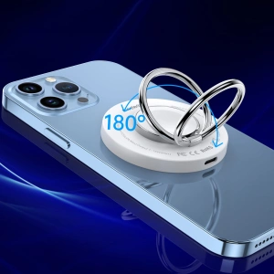 Hurtownia GSM - Indukční nabíječka s držákem na prst Choetech T603-F MagSafe bílá - CHT189 - {ean13} - Hurt