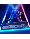 Hurtownia GSM - HUB Choetech M52 für Valve Steam Deck LCD / OLED Adapter USB-C / USB-C PD, USB-A, HDMI, RJ45 grau - CHT190 - {ean13} - Hurt