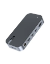 Hurtownia GSM - HUB Choetech M52 adaptér USB-C / USB-C PD, USB-C, USB-A, HDMI, VGA, DP, SD, TF, RJ45, AUX šedý - CHT191 - {ean13} - Hurt
