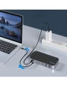 Hurtownia GSM - HUB Choetech M52 adaptér USB-C / USB-C PD, USB-C, USB-A, HDMI, VGA, DP, SD, TF, RJ45, AUX šedý - CHT191 - {ean13} - Hurt