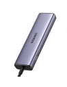 Hurtownia GSM - HUB UGREEN CM512 Adapter USB-C / 3x USB A 3.0, HDMI, RJ45, PD - UGR1711 - {ean13} - Hurt