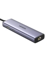 Hurtownia GSM - HUB UGREEN CM512 Adapter USB-C / 3x USB A 3.0, HDMI, RJ45, PD - UGR1711 - {ean13} - Hurt