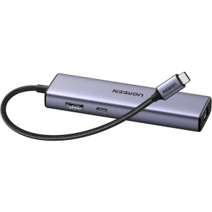 HUB UGREEN CM512 adapter USB-C / 3x USB A 3.0, HDMI, RJ45, PD