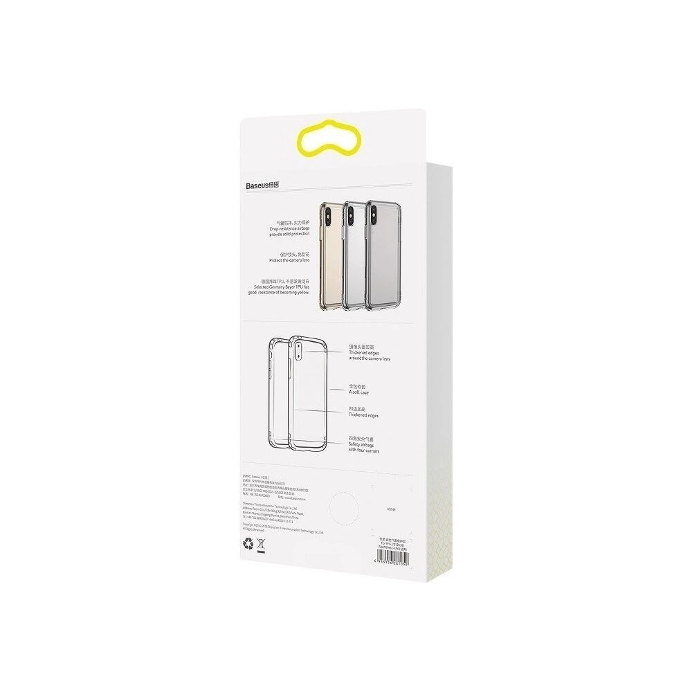 Hurtownia GSM - Durchsichtiges Case Baseus Safety Airbags Case für iPhone XR - BSU461GLD - {ean13} - Hurt