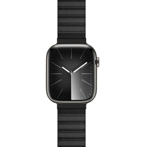 Hurtownia GSM - Pasek Crong Eclipse Apple Watch 4/5/6/7/SE/8/9/Ultra 44/45/49mm (czarny) - CRG658 - {ean13} - Hurt