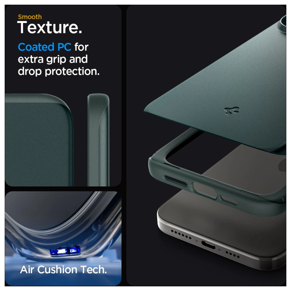 Hurtownia GSM - Case Spigen Thin Fit für Apple iPhone 15 Pro Abyss Green - SPN3131 - {ean13} - Hurt