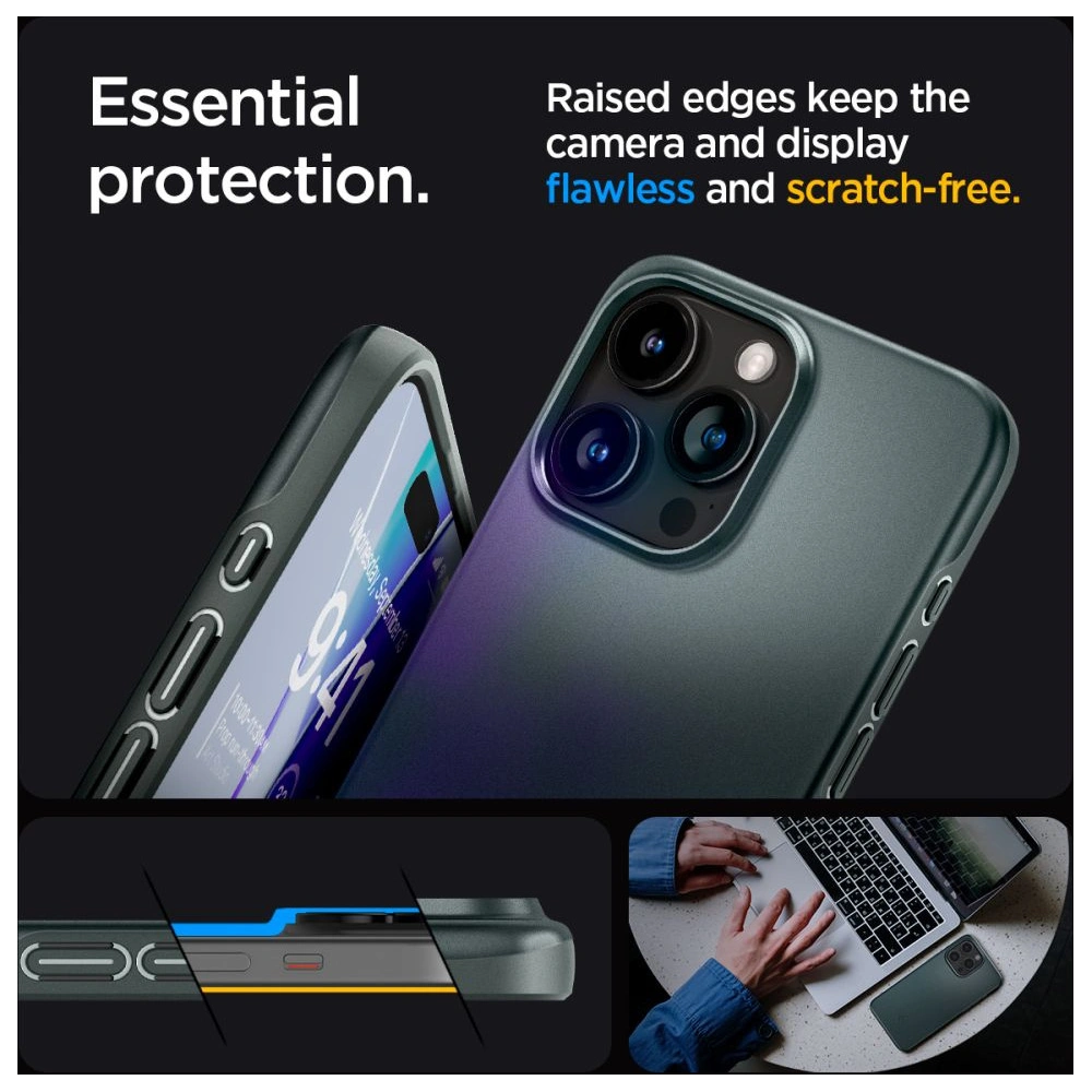 Hurtownia GSM - Case Spigen Thin Fit für Apple iPhone 15 Pro Abyss Green - SPN3131 - {ean13} - Hurt