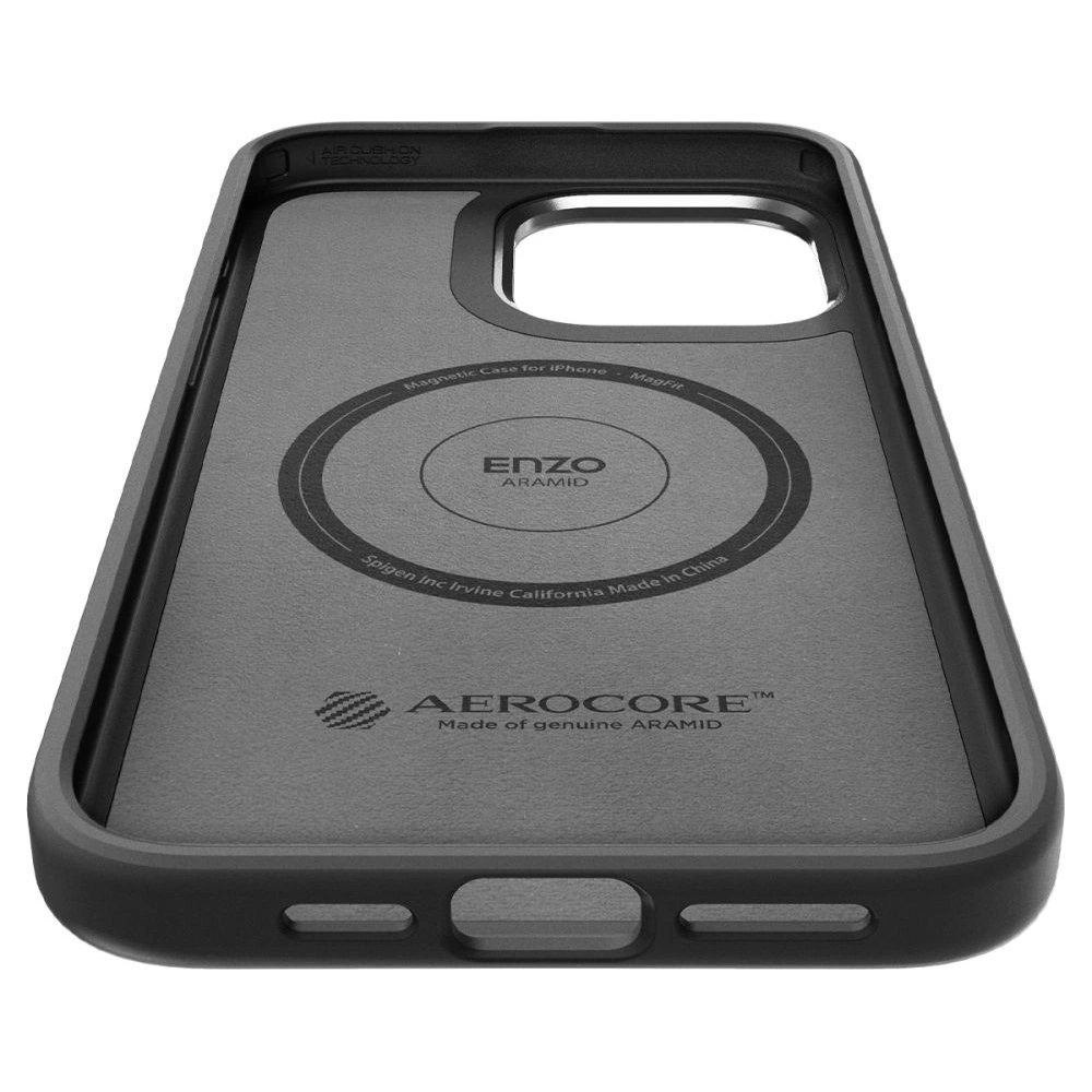 Hurtownia GSM - Case Spigen Enzo Aramid Mag MagSafe Apple iPhone 15 Pro Matt Schwarz - SPN3132 - {ean13} - Hurt