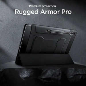 Hurtownia GSM - Spigen Samsung Husă Rugged Armor Pro Galaxy Tab S8 Ultra / S9 Ultra / S10 Ultra 14.6 Negru - SPN3133 - {ean13} - Hurt