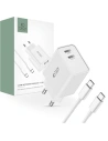 Hurtownia GSM - Încărcătorul de rețea Tech-Protect C35W, 2xUSB-C, PD, 35W + cablu USB-C alb - THP2361 - {ean13} - Hurt