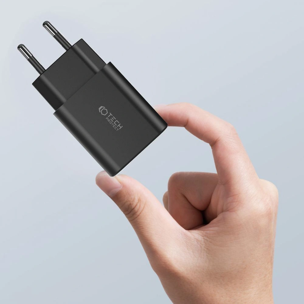 Hurtownia GSM - Încărcătorul de rețea Tech-Protect C35W, 2xUSB-C, PD, 35W + cablu USB-C alb - THP2361 - {ean13} - Hurt