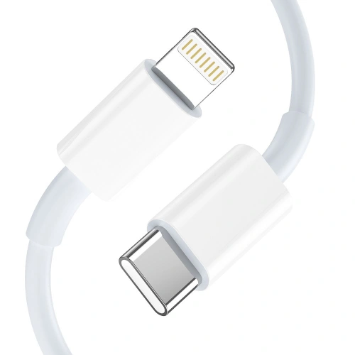 Ładowarka sieciowa Tech-Protect C35W, 2xUSB-C, PD, 35W + kabel lightning biała