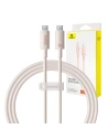Kabel Baseus USB-C / USB-C Habitat Series 100W, PD, 1m (růžový)