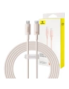 Kábel Baseus USB-C / USB-C Habitat Series 100W, PD, 2m (rózsaszín)