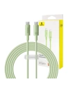 Kabel Baseus USB-C / USB-C Habitat Series 100W, PD, 2m (zielony)