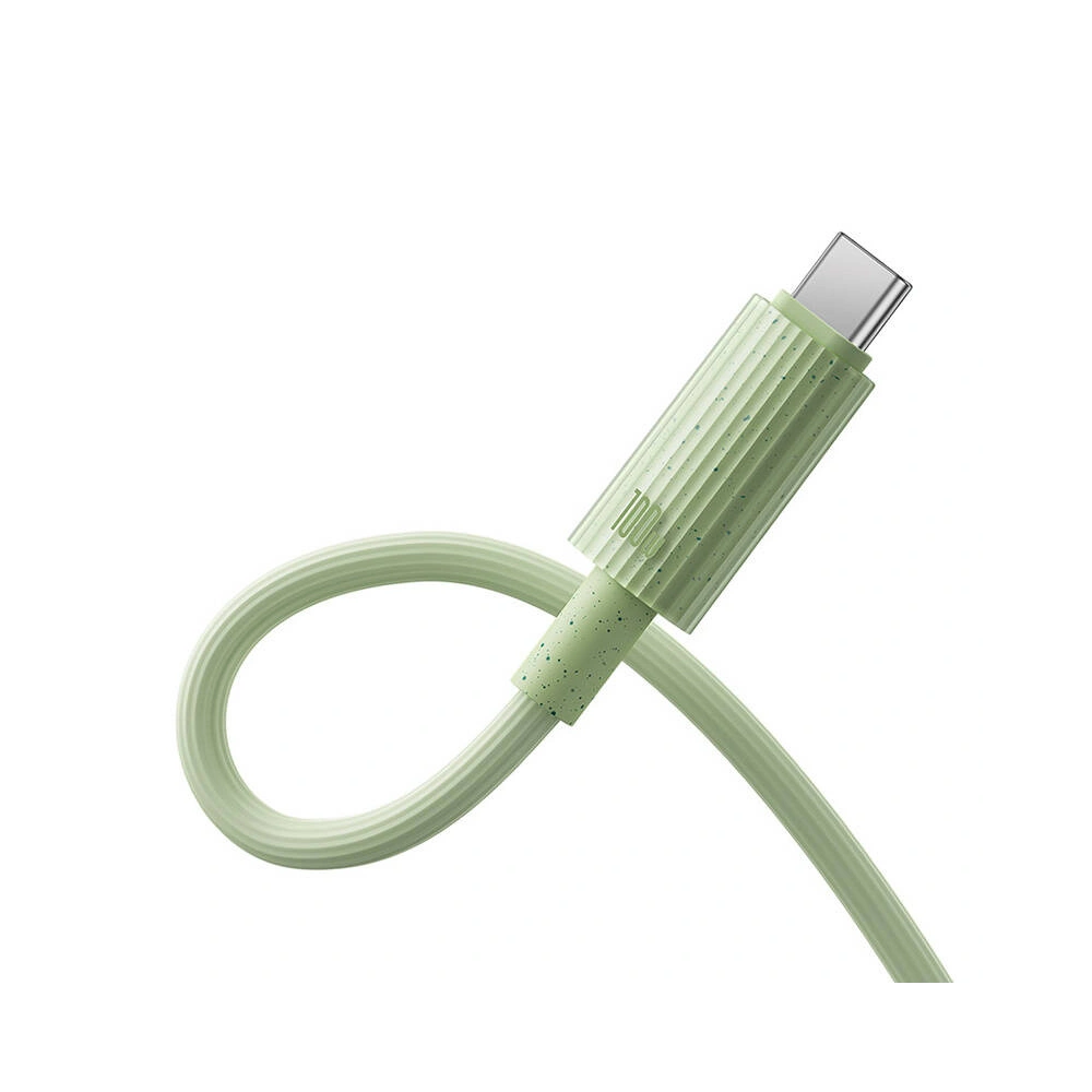 Hurtownia GSM - Kábel Baseus USB-C / USB-C Habitat Sorozat 100W, PD, 2m (zöld) - BSU4665 - {ean13} - Hurt