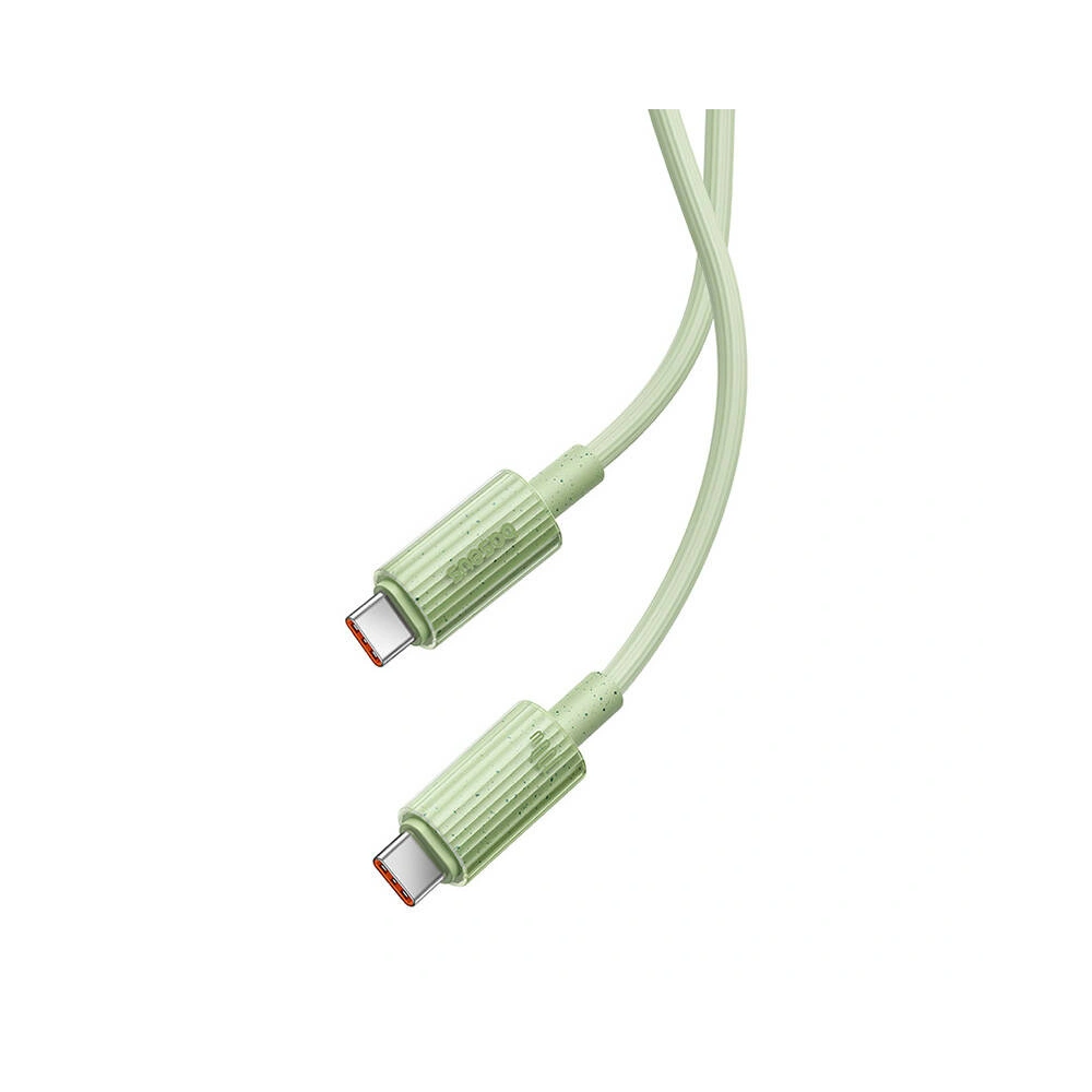 Hurtownia GSM - Kábel Baseus USB-C / USB-C Habitat Sorozat 100W, PD, 2m (zöld) - BSU4665 - {ean13} - Hurt