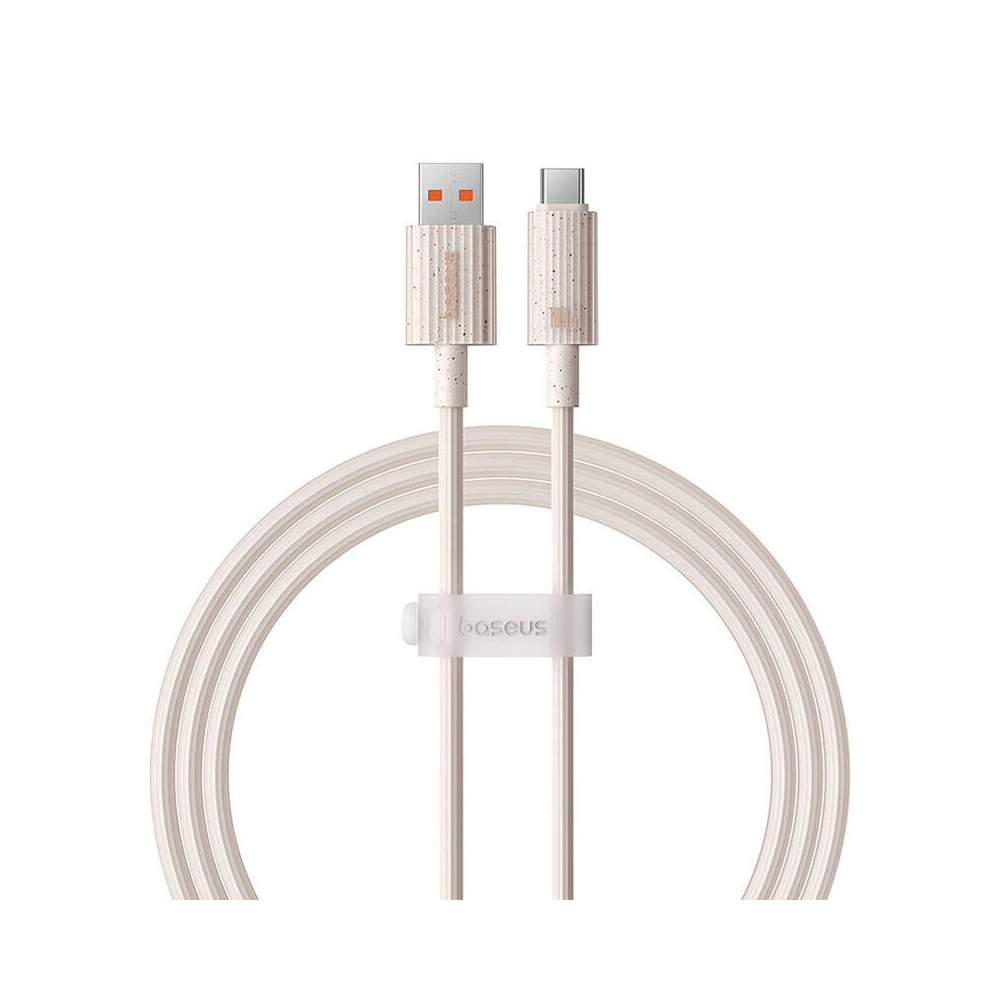 Hurtownia GSM - Kabel Baseus USB-A / USB-C Habitat Series 100W, PD, 1m (růžový) - BSU4666 - {ean13} - Hurt