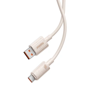 Kabel Baseus USB-A / USB-C Habitat Series 100W, PD, 1m (różowy)