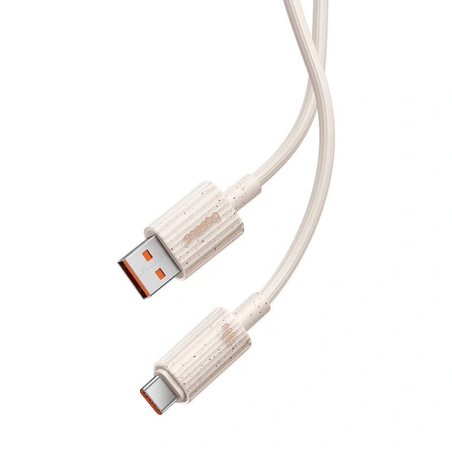 Kabel Baseus USB-A / USB-C Habitat Series 100W, PD, 1m (różowy)