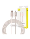 Kabel Baseus USB-A / USB-C Habitat Series 100W, PD, 2m (růžový)
